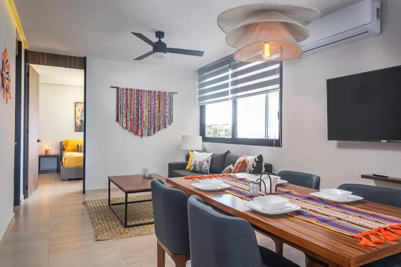 Appartamento Increible Departamento De Una Recamara Con Alberca Infinita Y Roofop Playa del Carmen