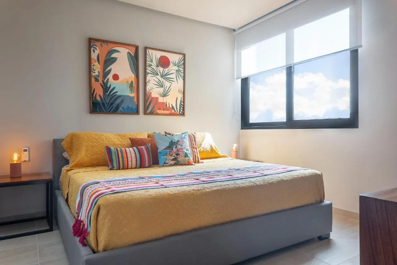 Appartamento Increible Departamento De Una Recamara Con Alberca Infinita Y Roofop Playa del Carmen