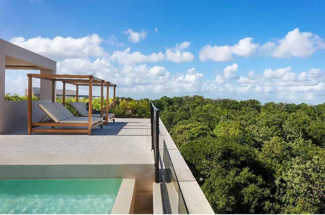 Appartamento Increible Departamento De Una Recamara Con Alberca Infinita Y Roofop Playa del Carmen
